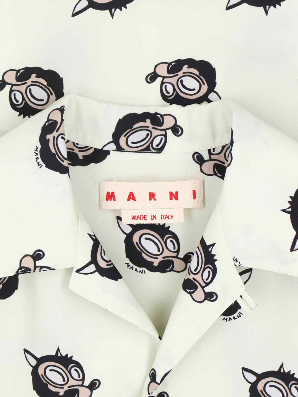 Marni Shirts White Viscose