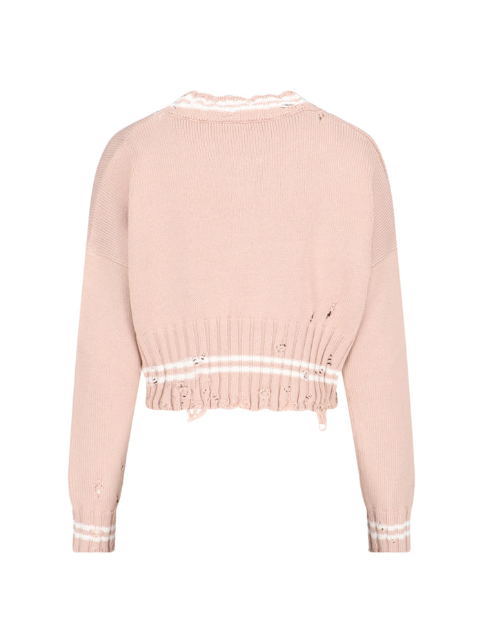 Marni Sweaters Pink Cotton