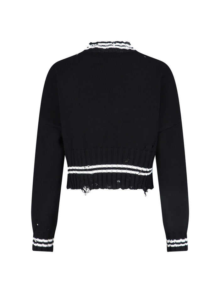 Marni Sweaters Black Cotton
