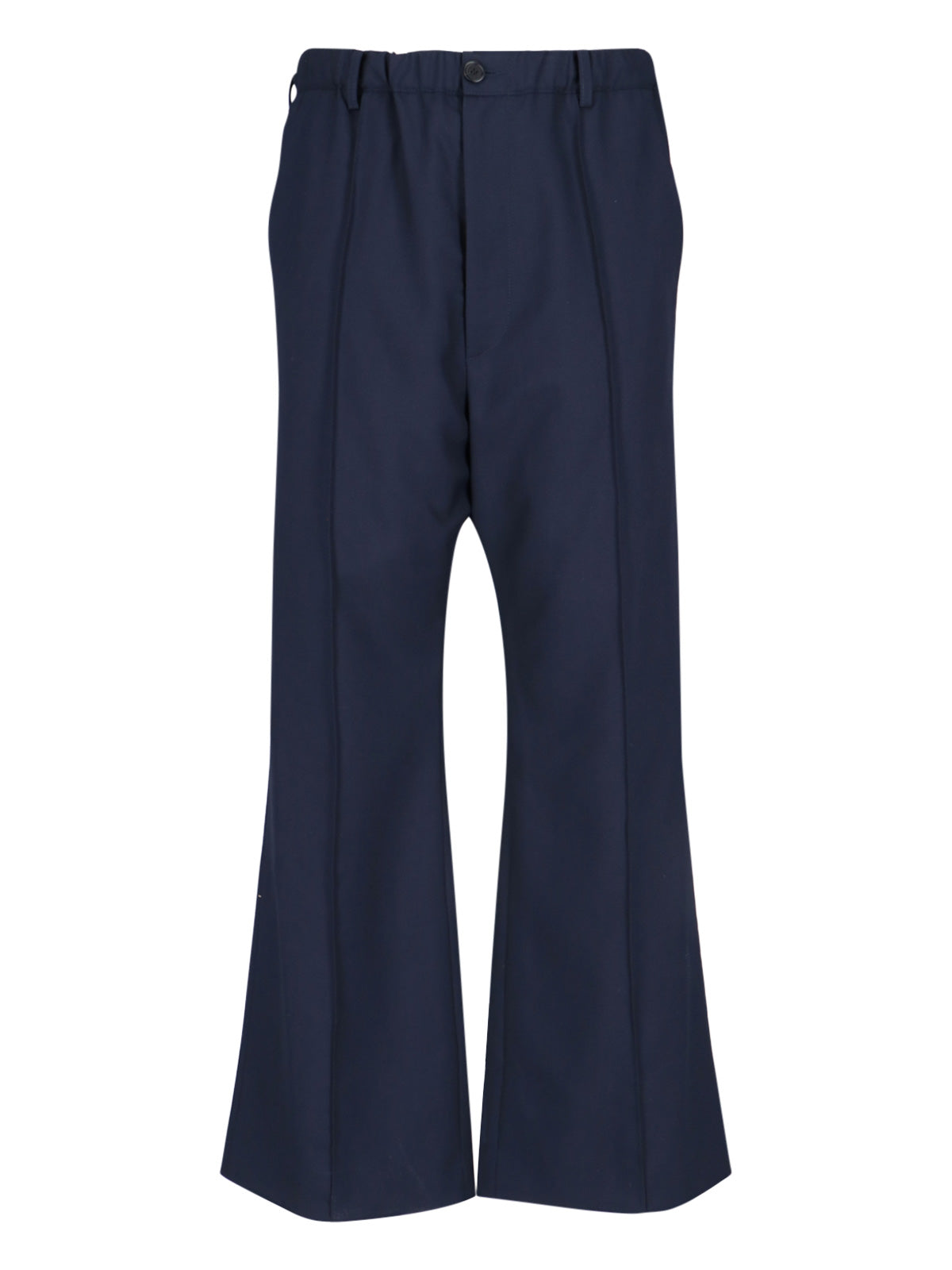 Marni Trousers Blue Primary Fabric: Virgin Wool