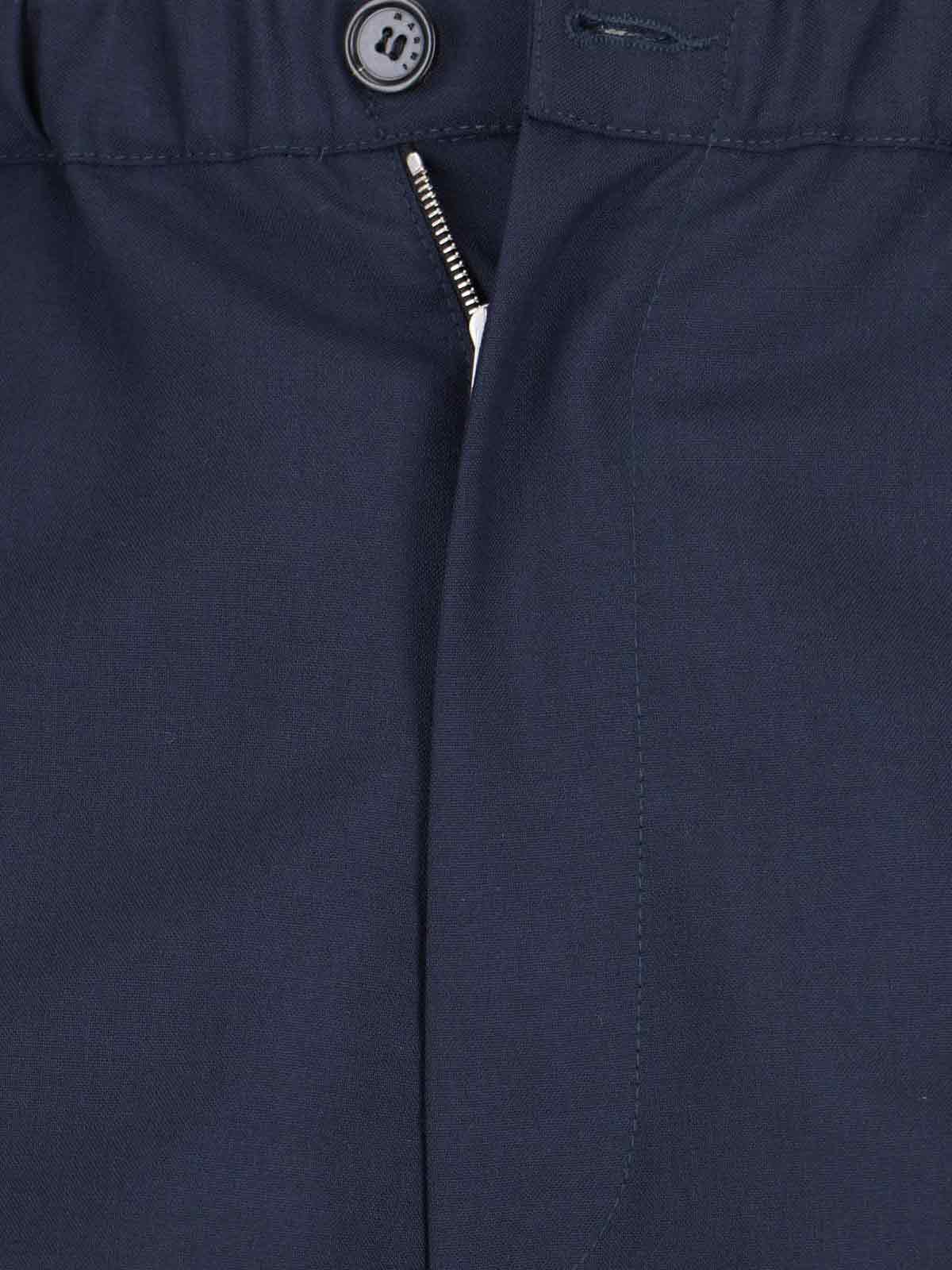 Marni Trousers Blue Primary Fabric: Virgin Wool