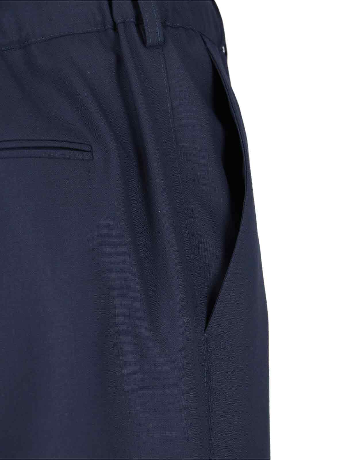 Marni Trousers Blue Primary Fabric: Virgin Wool