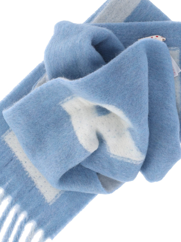 Marni Scarfs Blue Wool