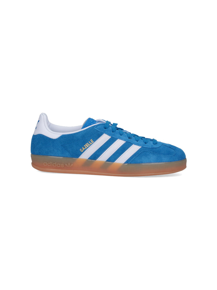 Adidas Sneakers Blue Calf Leather