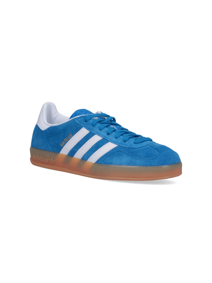 Adidas Sneakers Blue Calf Leather
