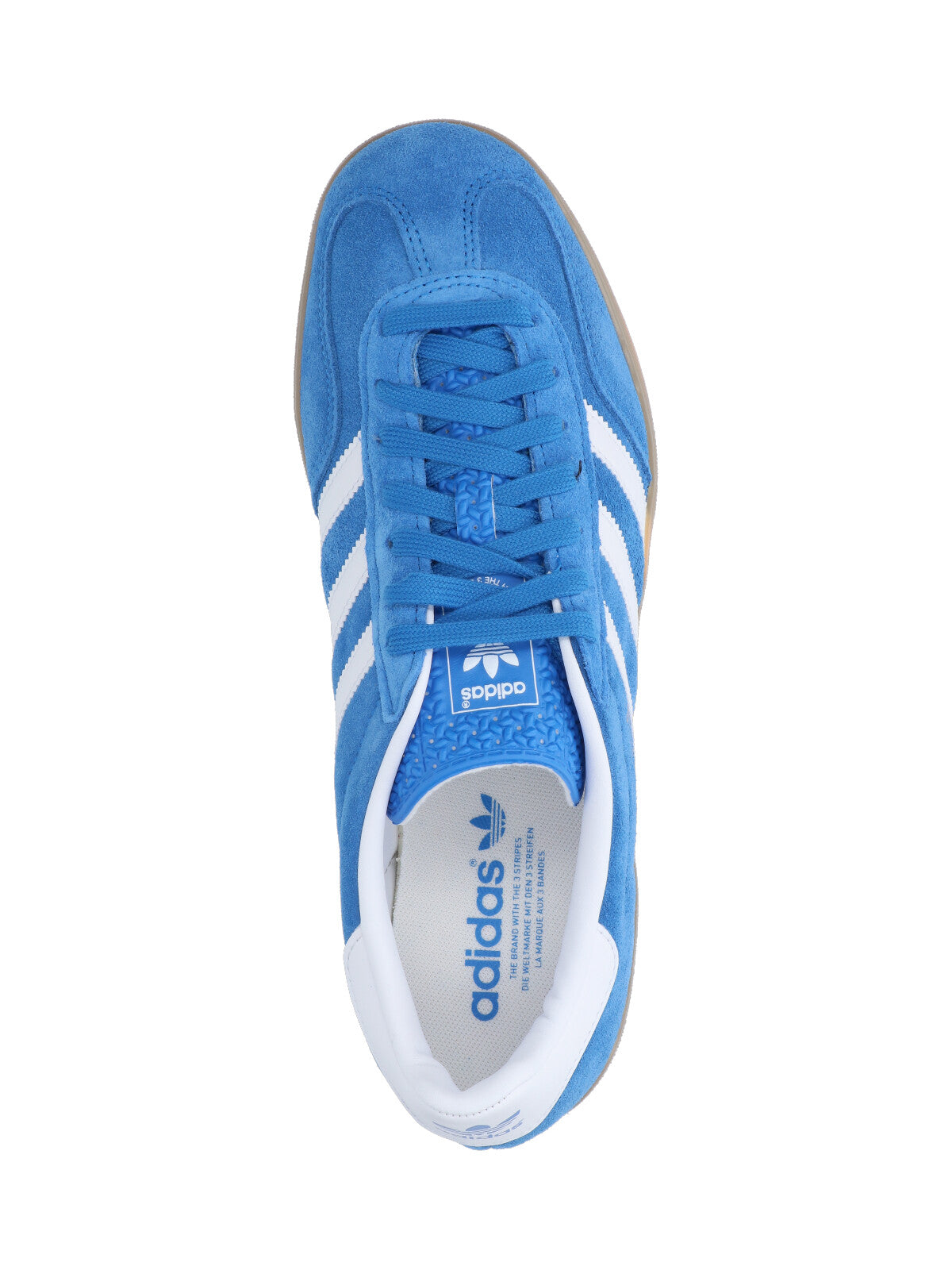 Adidas Sneakers Blue Calf Leather