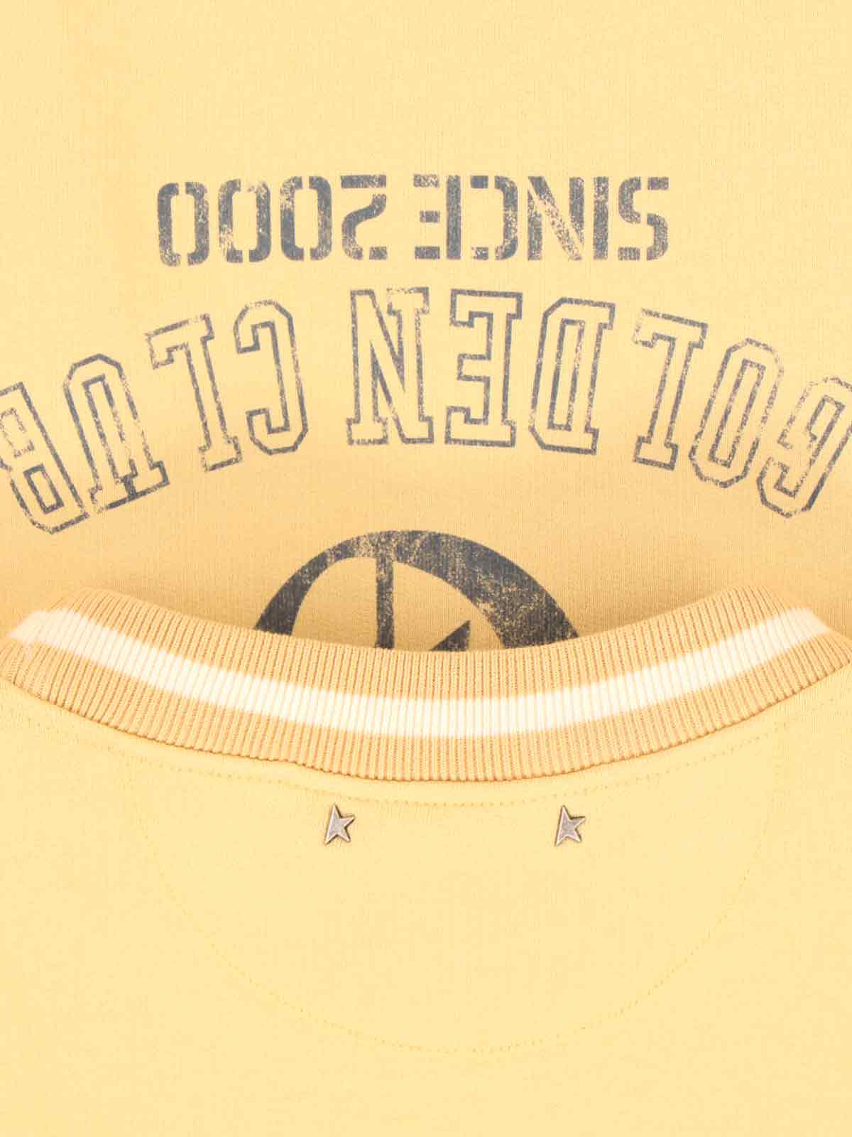 Golden Goose T-shirts and Polos Yellow Main Fabric: Cotton