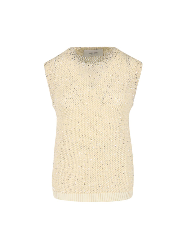 Golden Goose Main Fabric: 75% Polyamide tank top in white