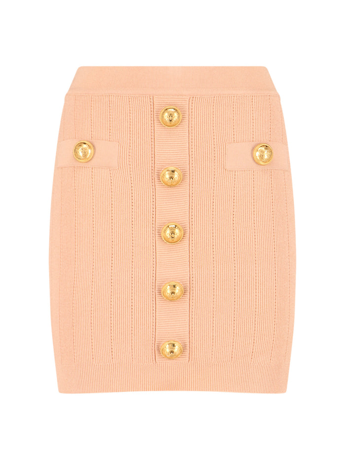 Balmain Skirts Pink Viscose