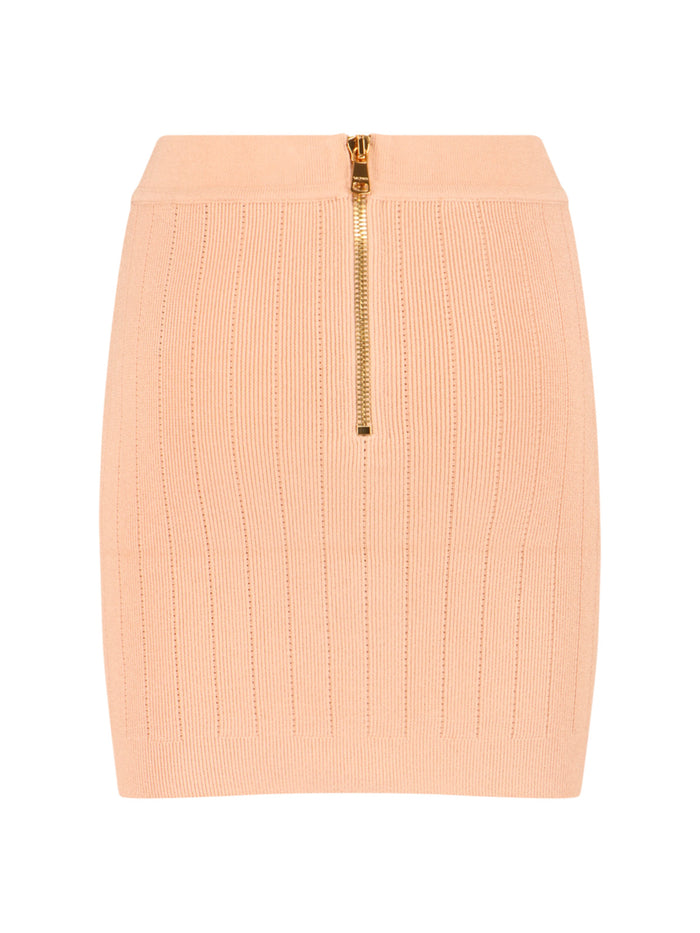 Balmain Skirts Pink Viscose