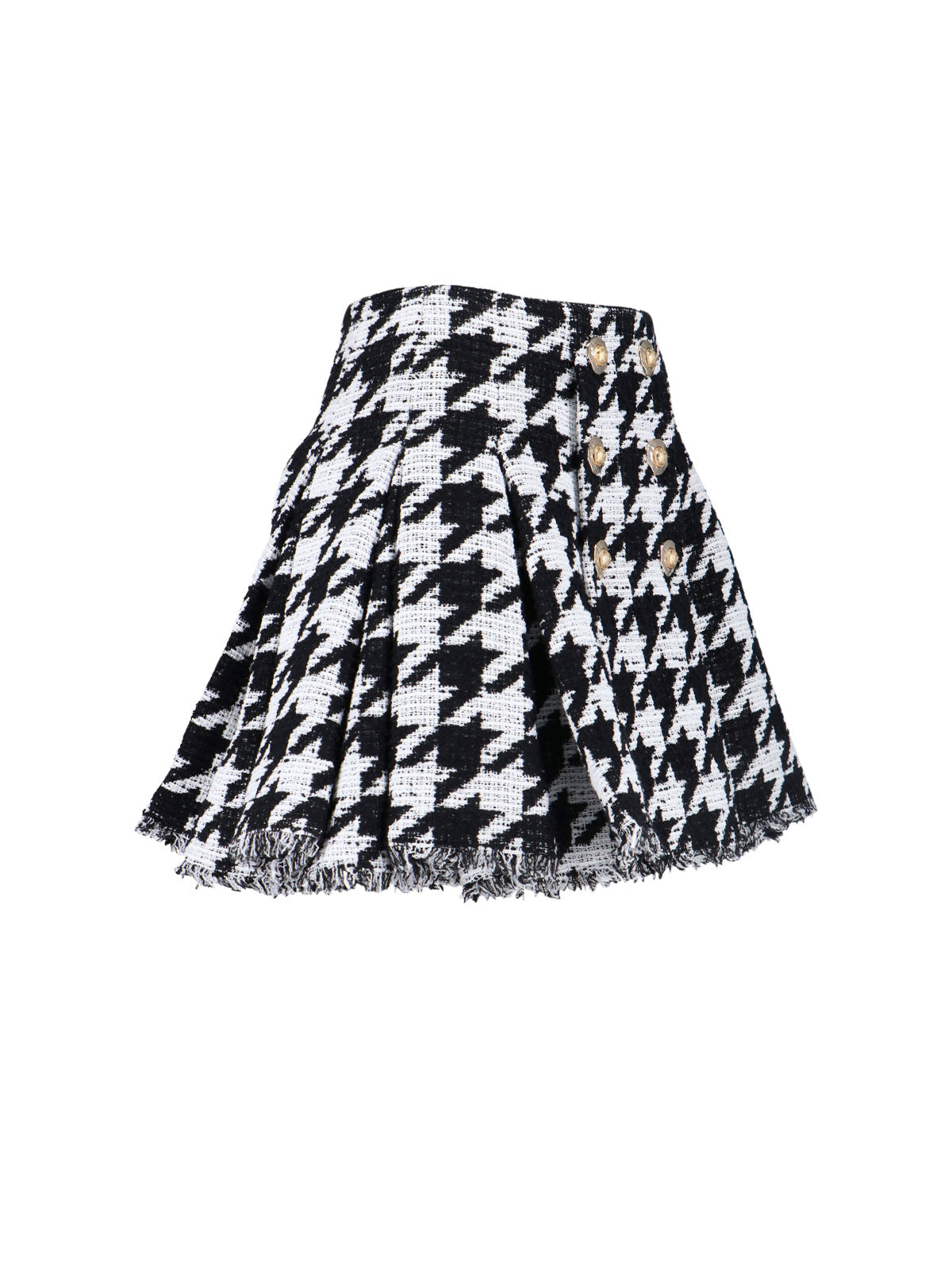 Balmain Skirts Black Cotton
