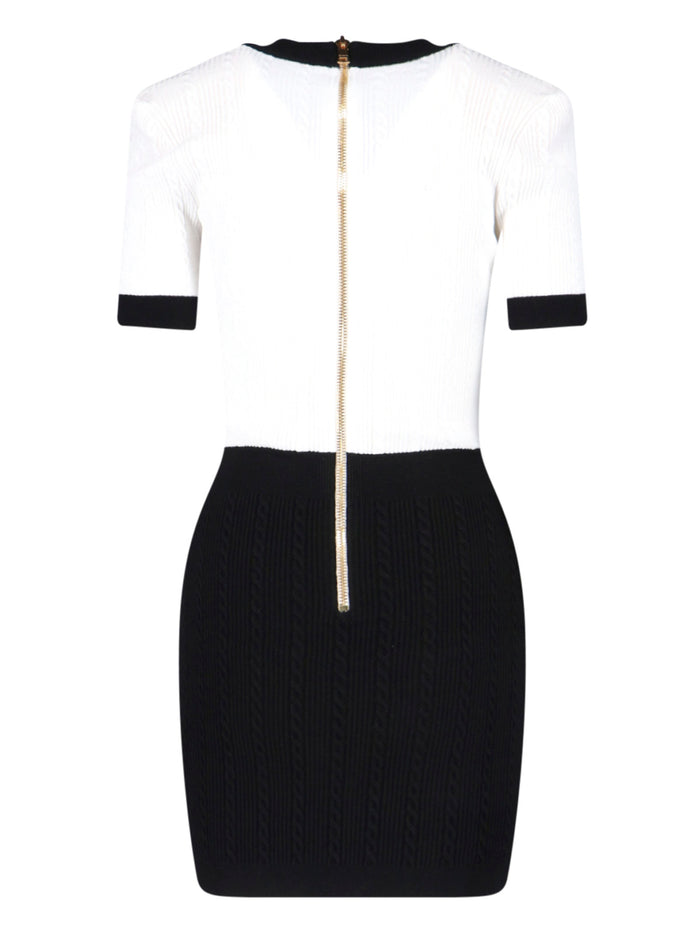 Balmain Dresses Black Viscose