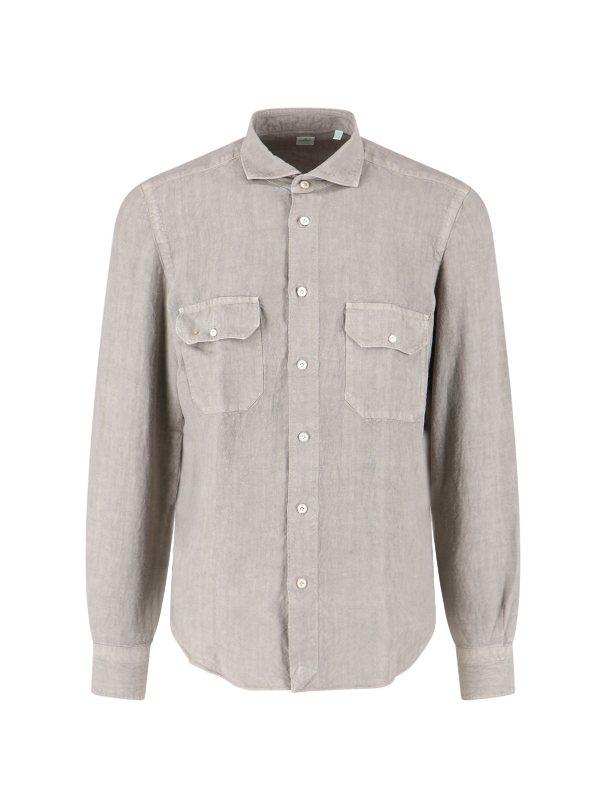 Finamore Shirts Beige Linen