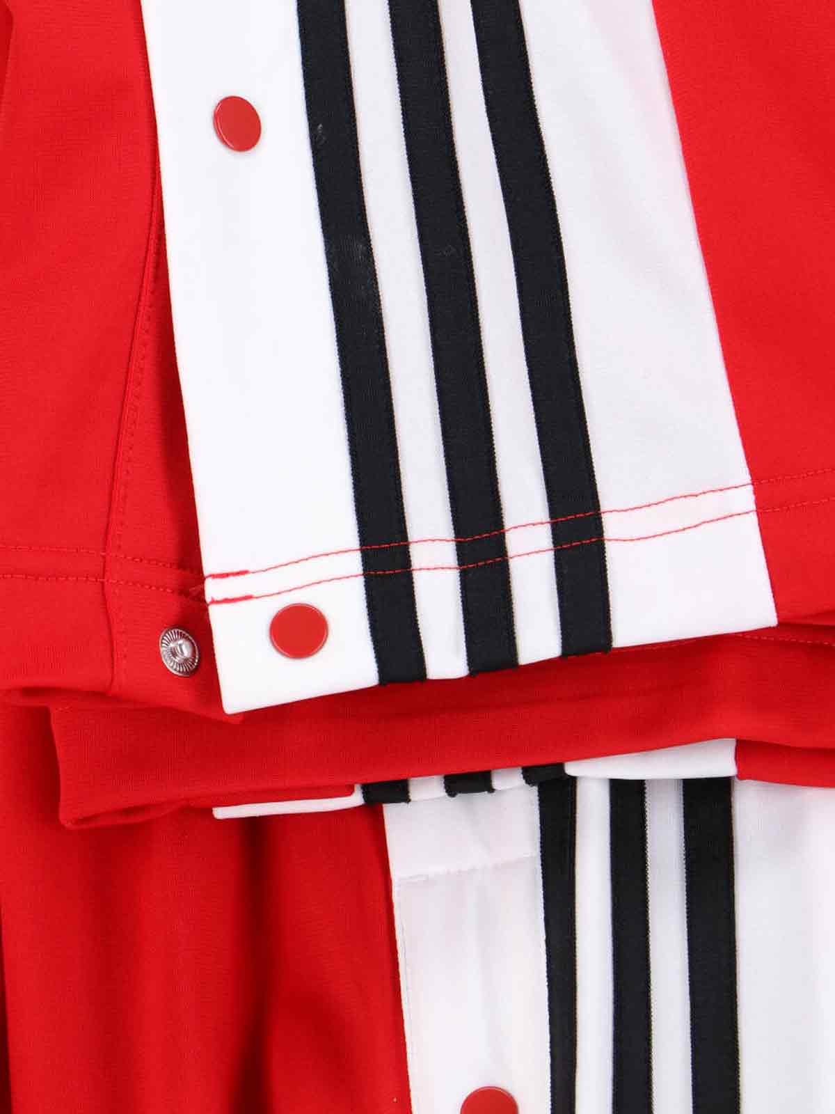 Adidas Trousers Red Polyester