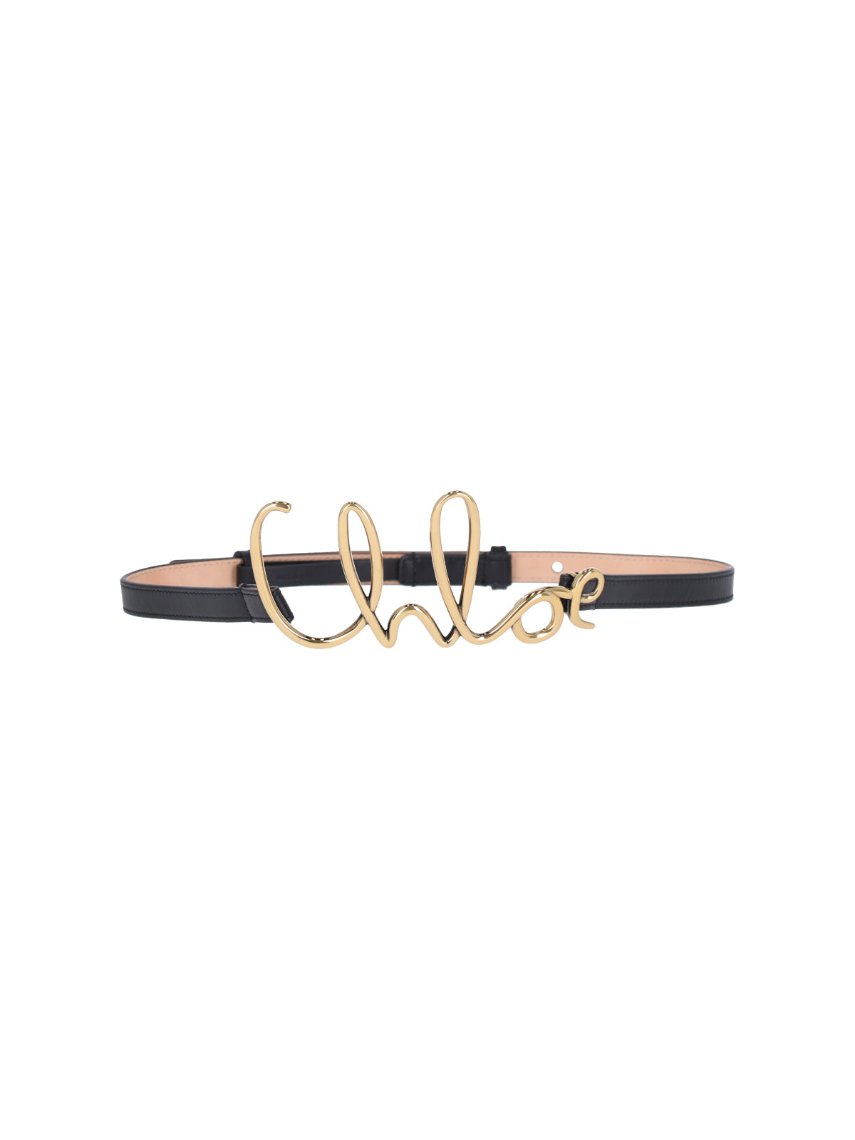 Chloè Belts Black Main Material: Calf Leather