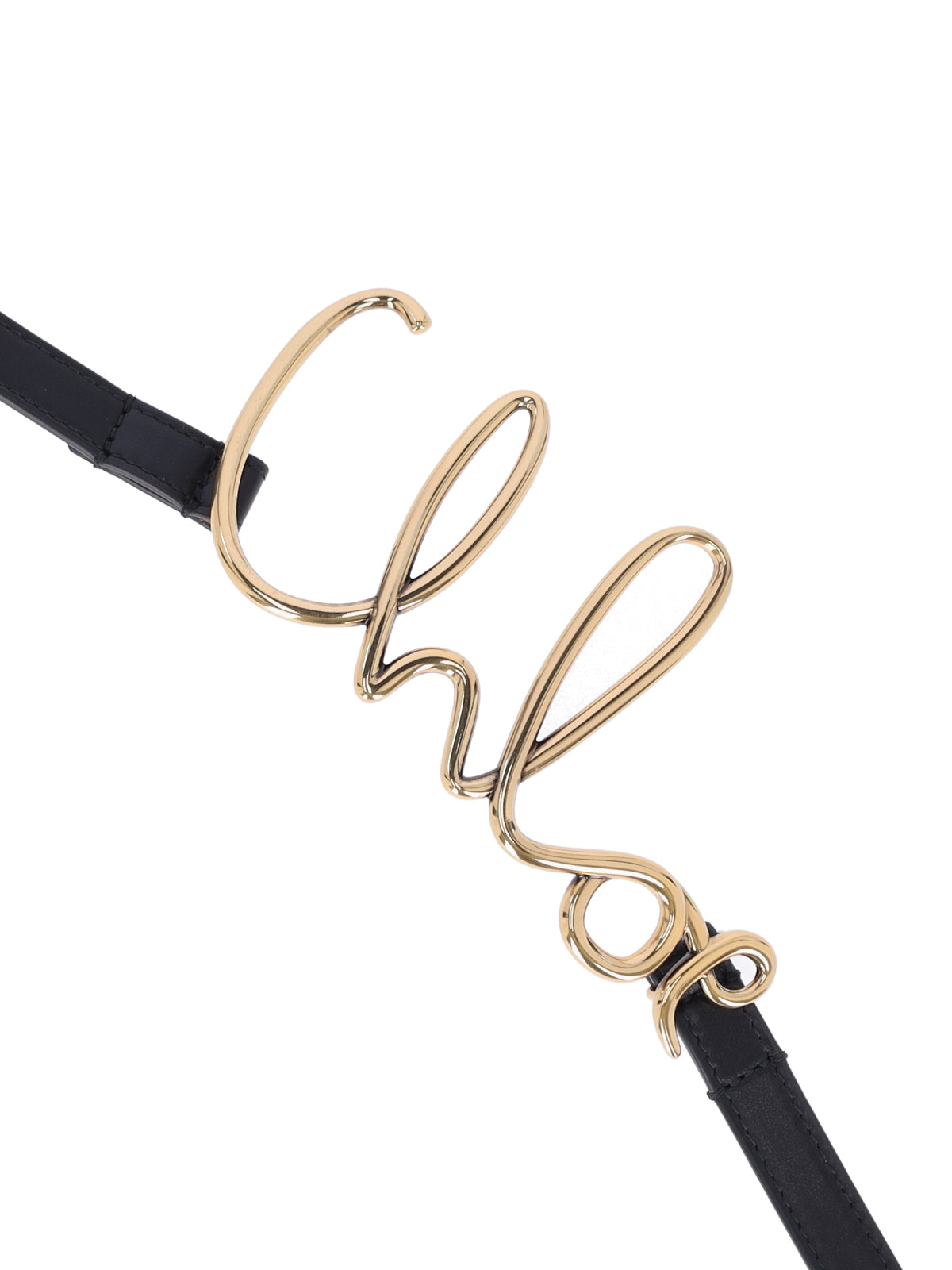 Chloè Belts Black Main Material: Calf Leather