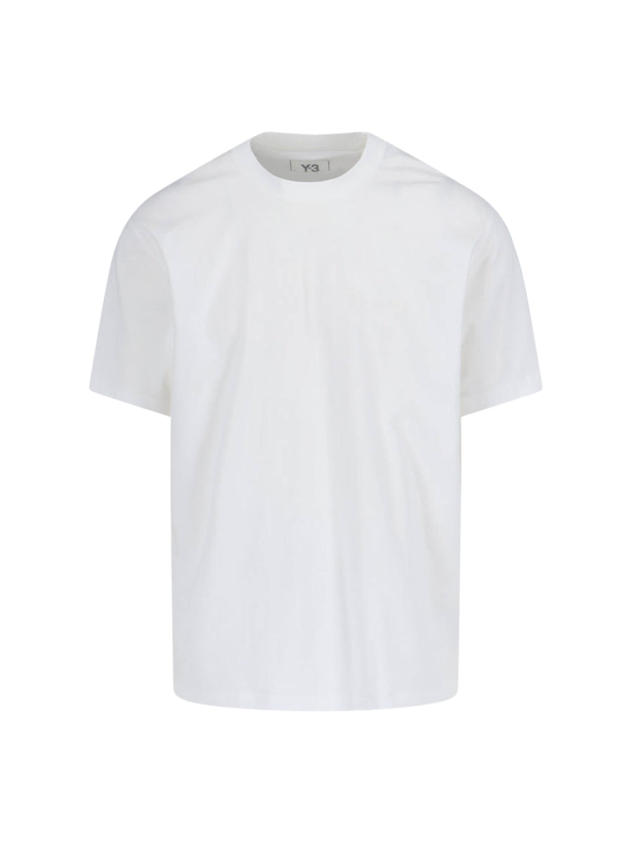 Y-3 100% Cotton t-shirt in white