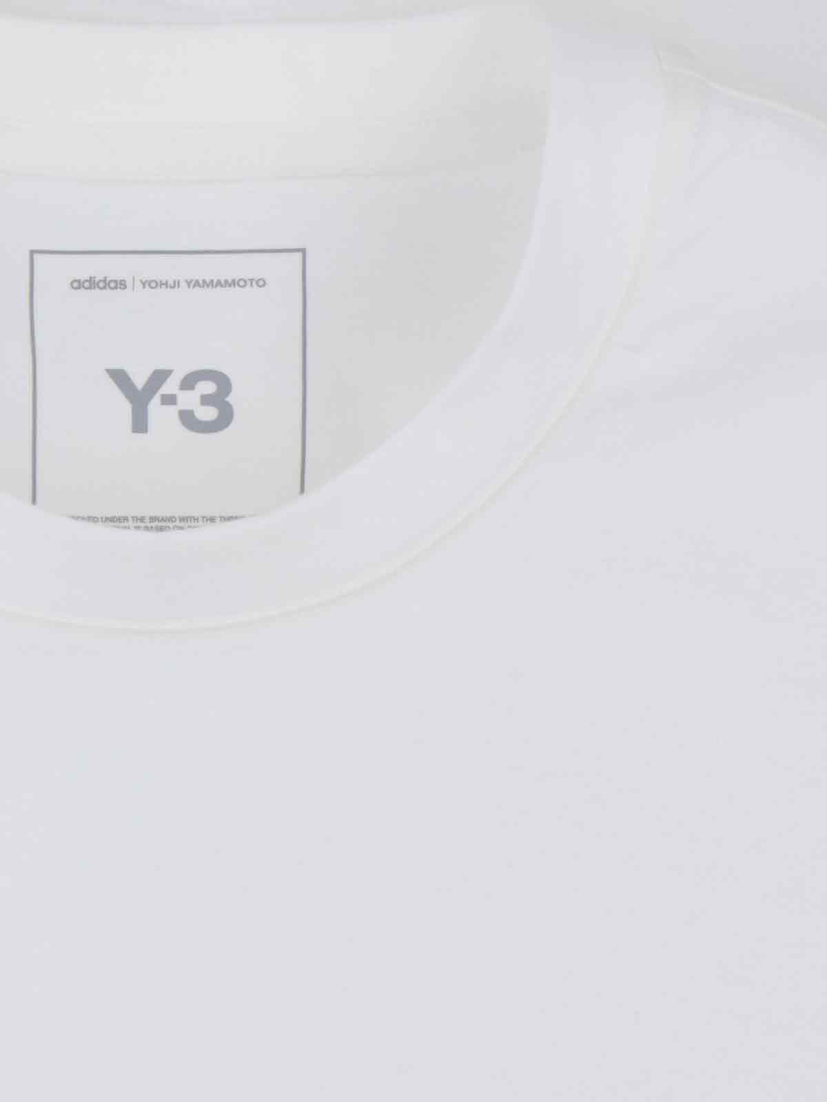 Y-3 T-shirts and Polos White Cotton