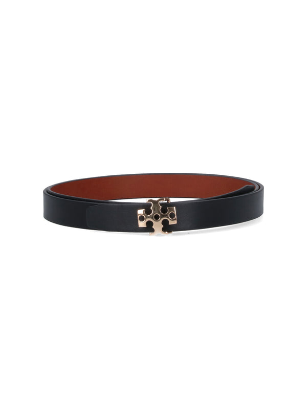 Tory Burch 100% Lamb Leather belt in black