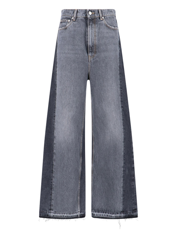 Stella McCartney 57% Polyester jeans in gray