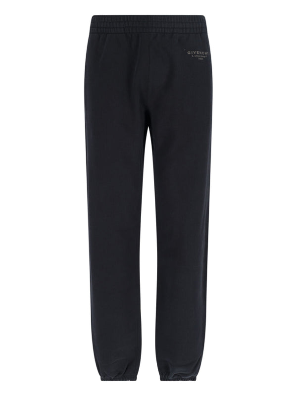 Givenchy 100% Cotton joggers in black