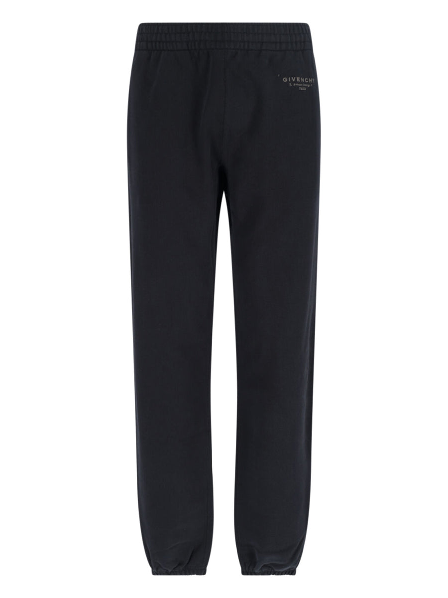 Givenchy 100% Cotton joggers in black