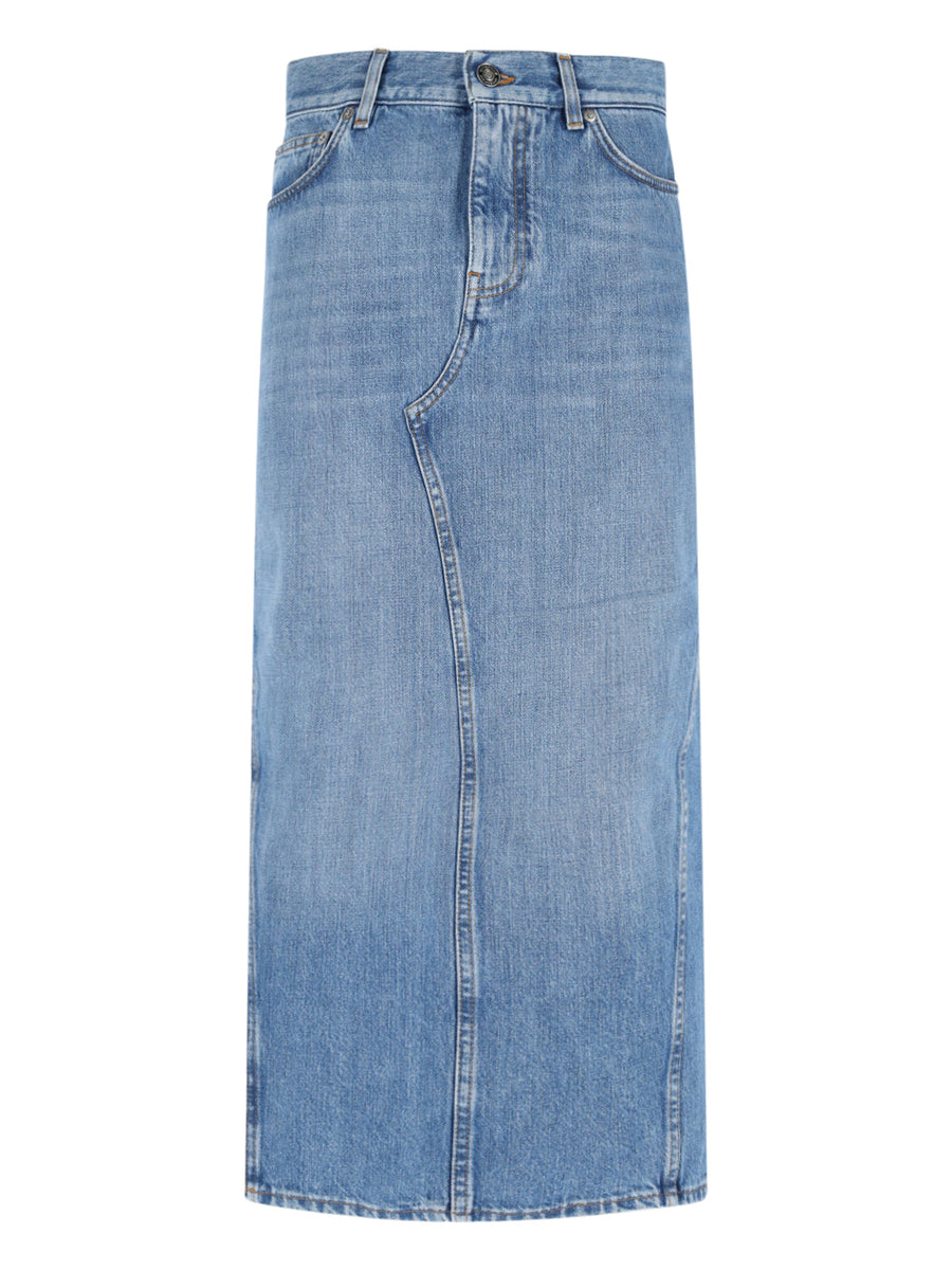 Givenchy 100% Cotton skirt in blue