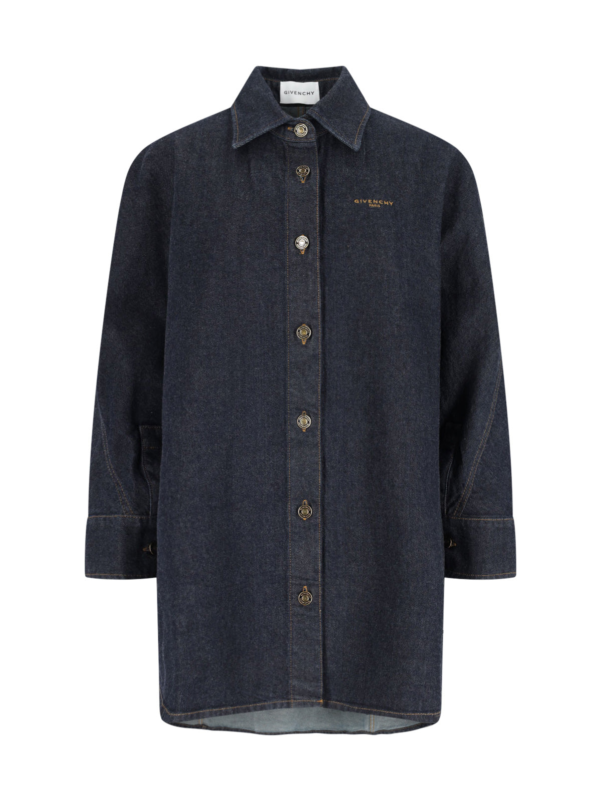 Givenchy Shirts Blue Cotton