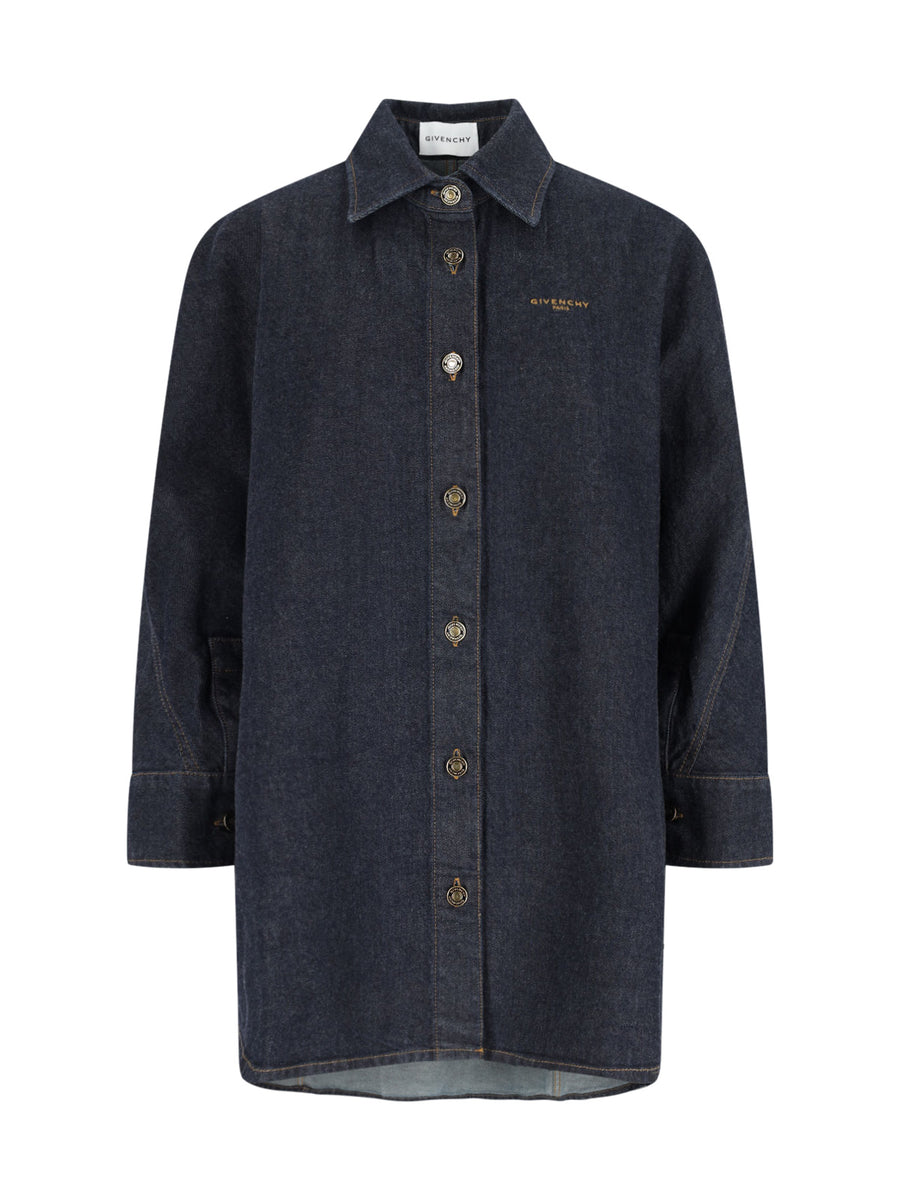 Givenchy 100% Cotton shirt in navy