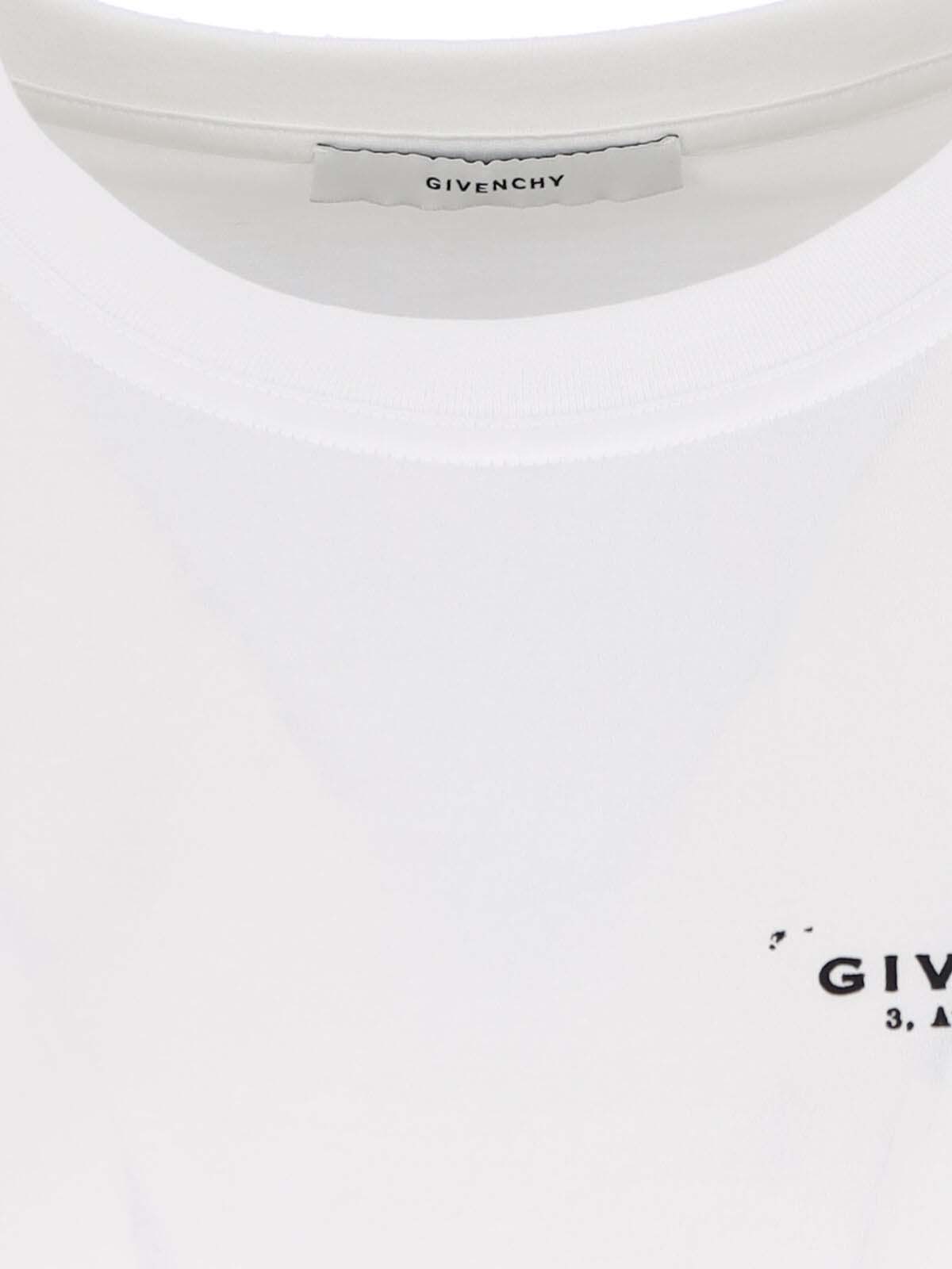 Givenchy T-Shirts And Polos White Cotton