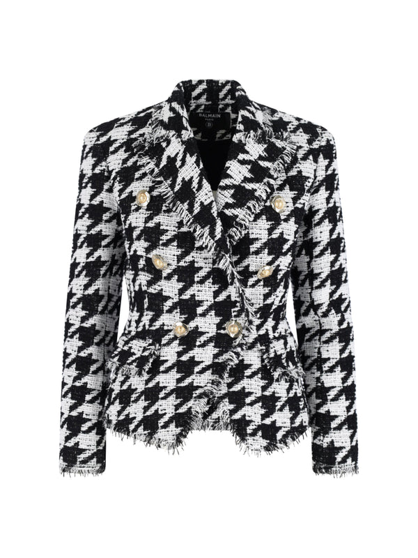 Balmain 71% Cotton blazer in multicolor