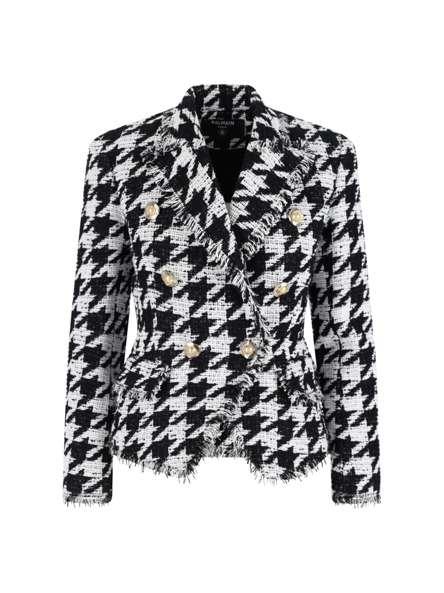 Balmain 71% Cotton blazer in multicolor