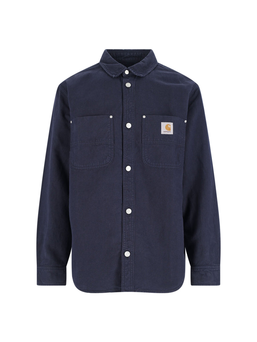 Carhartt Wip 58% Cotton shirt in navy