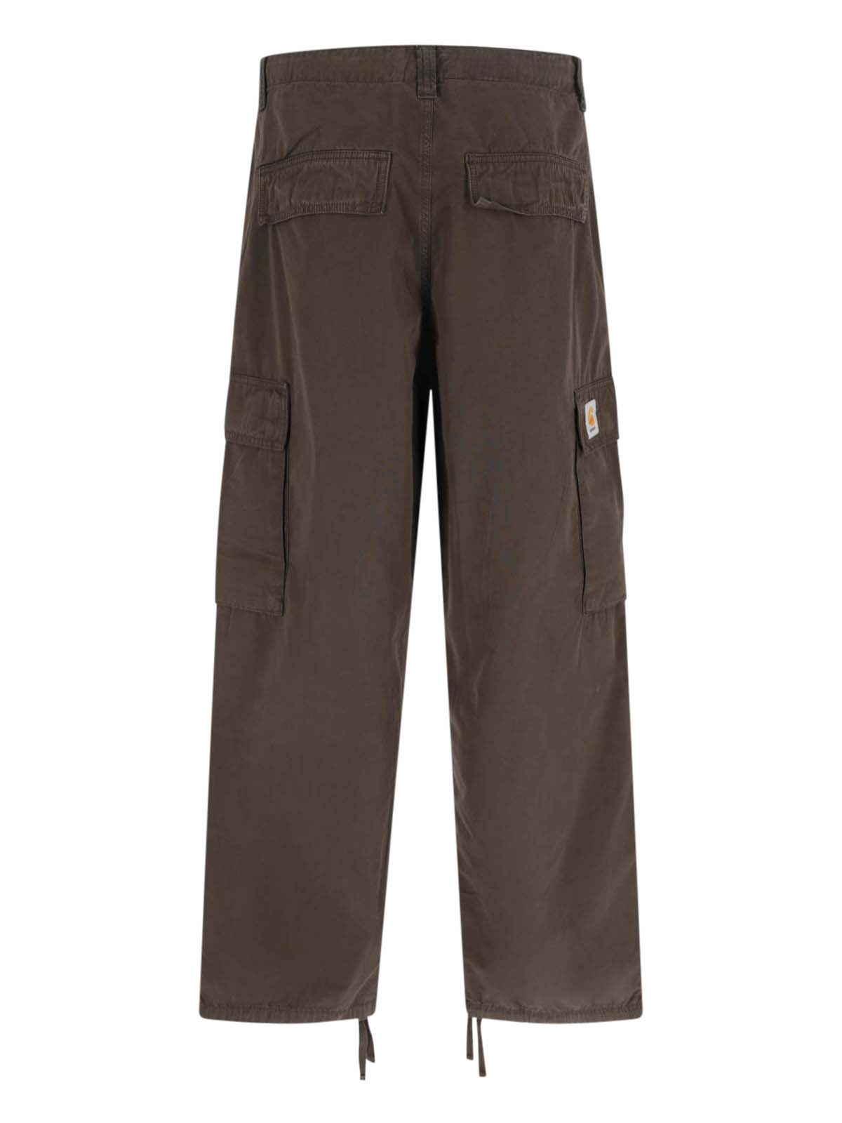 Carhartt WIP Trousers Brown Cotton