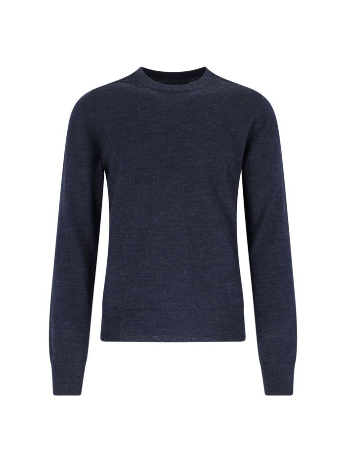 Maison Margiela Sweaters Blue Wool