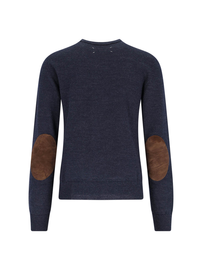 Maison Margiela Sweaters Blue Wool