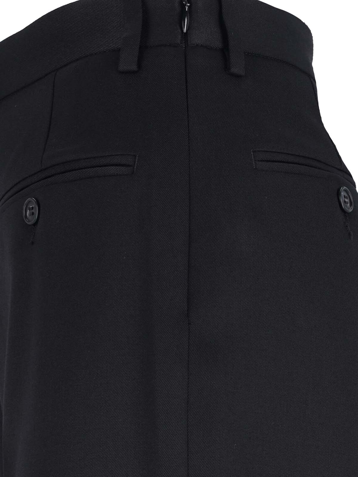 MM6 Maison Margiela Trousers Black Polyester