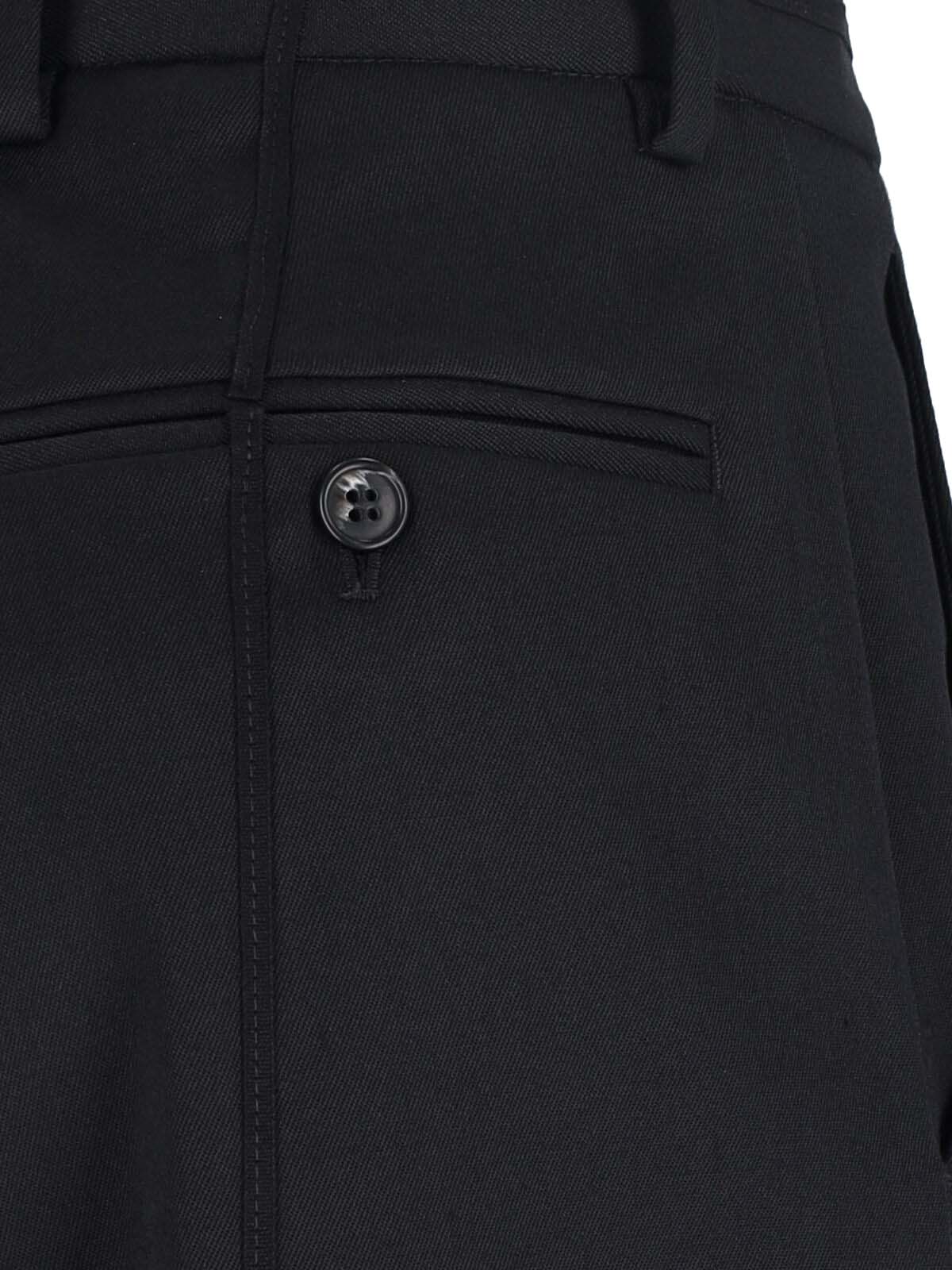 Mm6 Maison Margiela Trousers Black Polyester