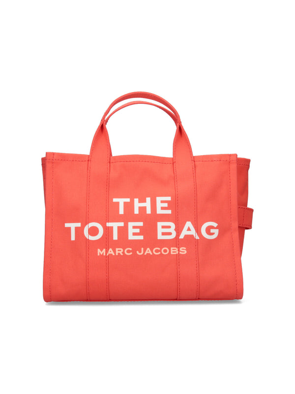 Marc Jacobs 100% Cotton tote bag in red-orange