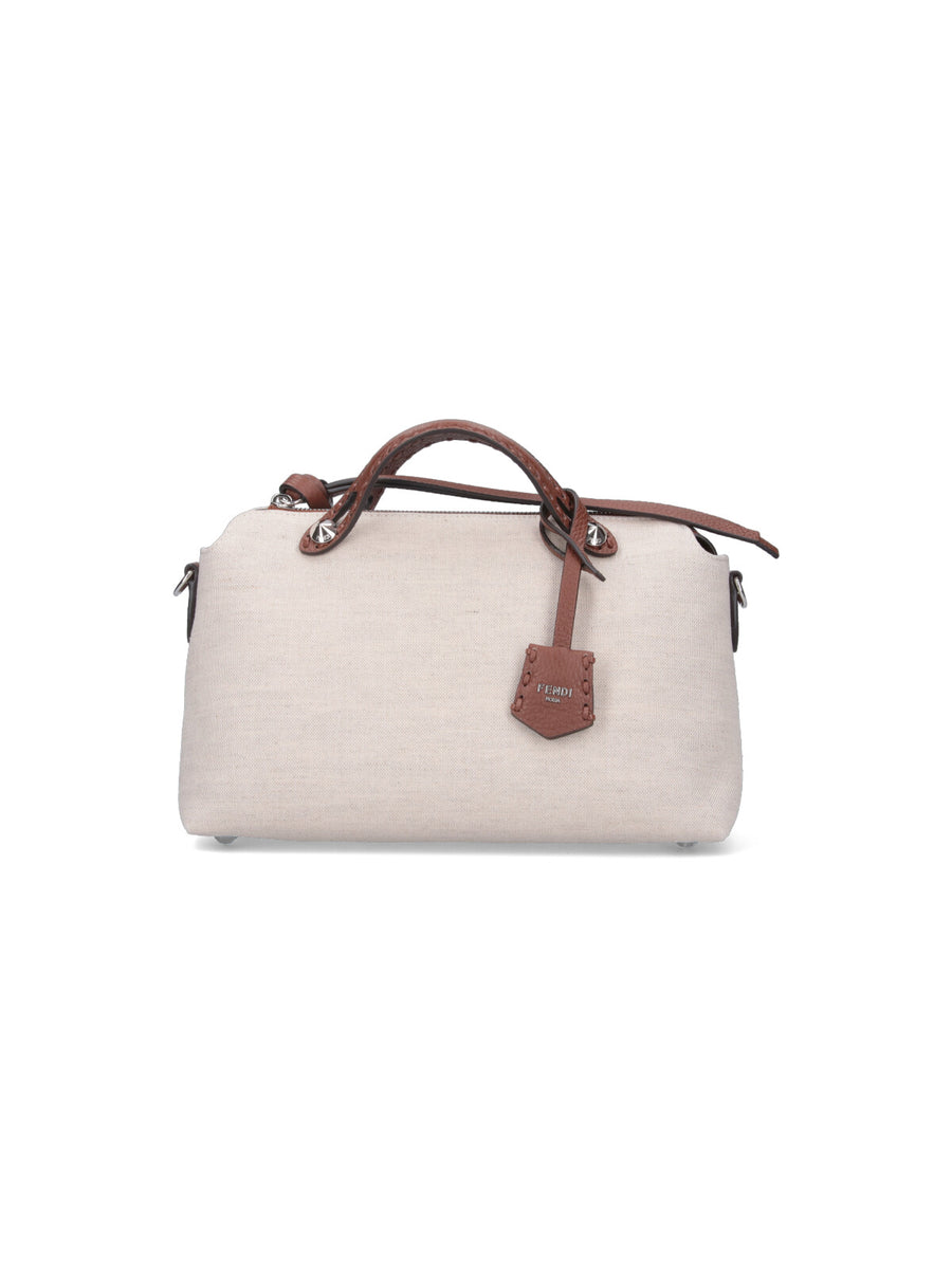Fendi Autu 33% Polyurethane top handle bag in white