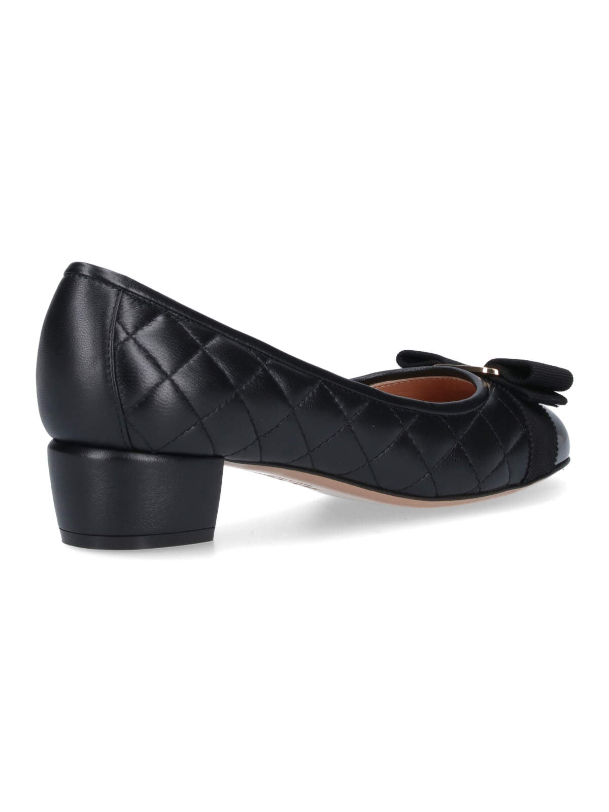 Ferragamo With Heel Black Upper: Goat Leather