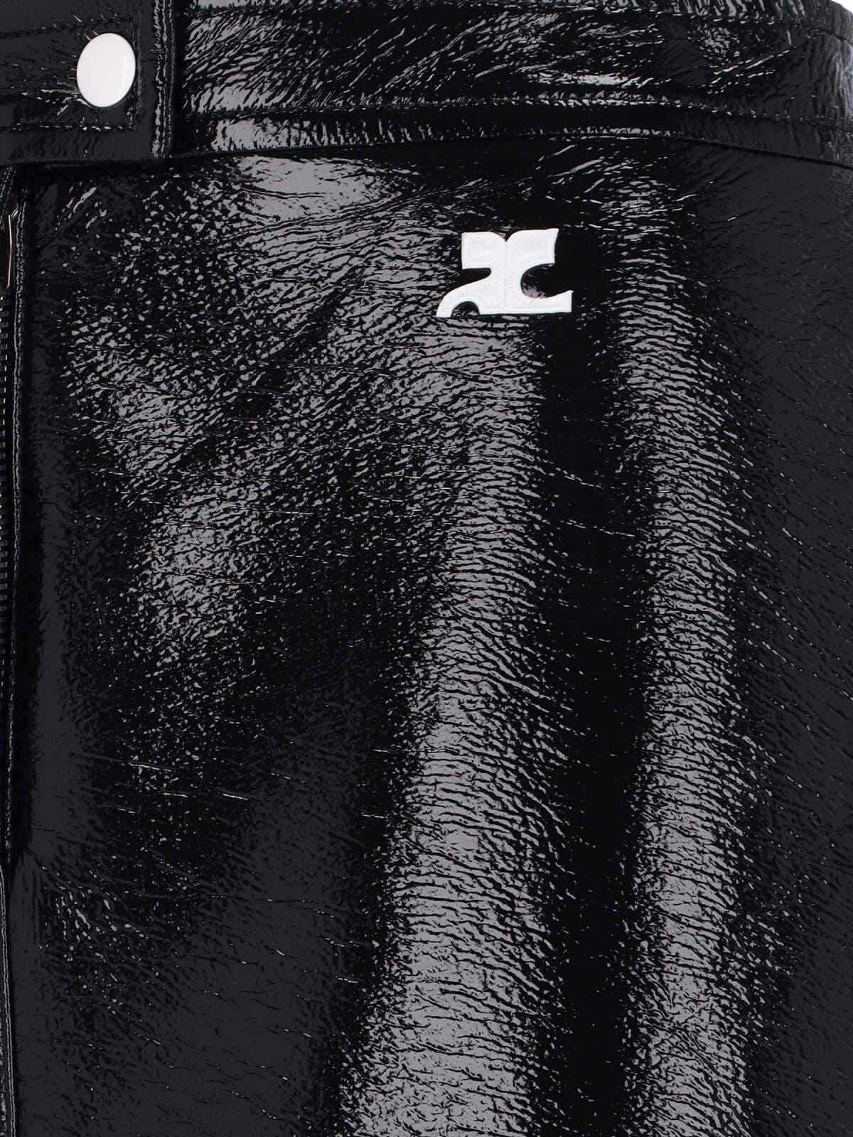 Courrèges Skirts Black Main Fabric: Cotton