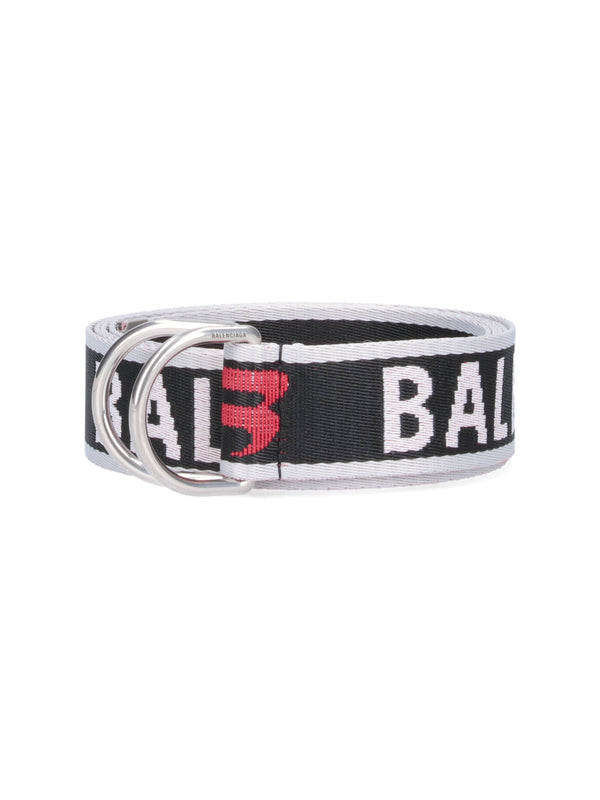 Balenciaga 100% polyester belt in black