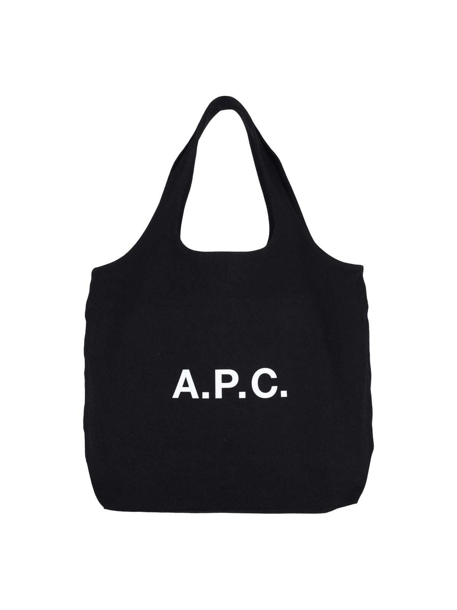 A.P.C. 98% Cotton tote bag in black