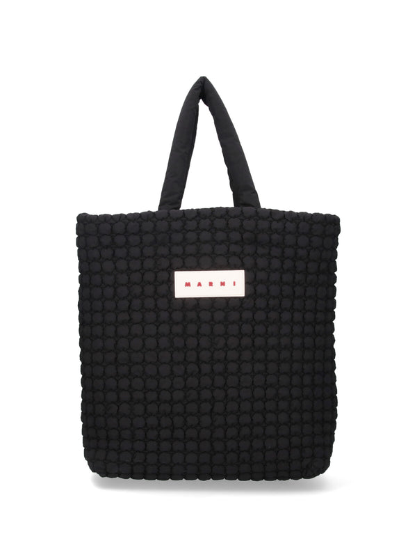 Marni Body: 100% Polyester tote bag in black