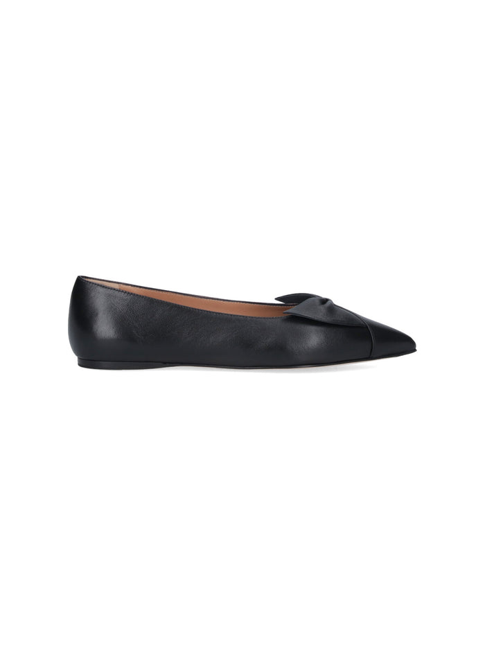 Ferragamo Flat Shoes Black Upper: Lamb Leather