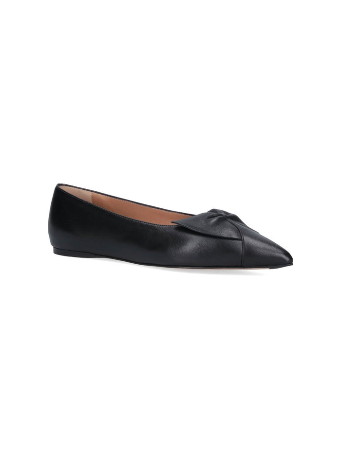Ferragamo Flat Shoes Black Upper: Lamb Leather