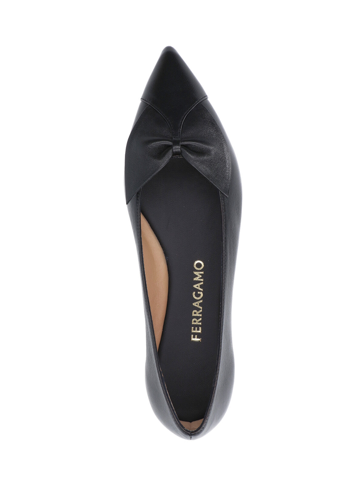 Ferragamo Flat Shoes Black Upper: Lamb Leather