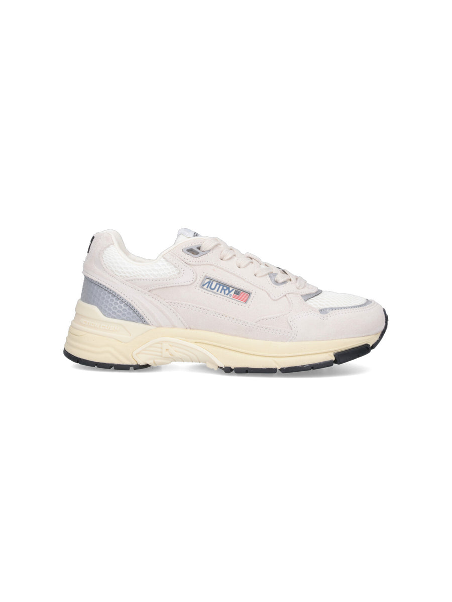 Autry Upper: 75% Cow Leather sneaker in white
