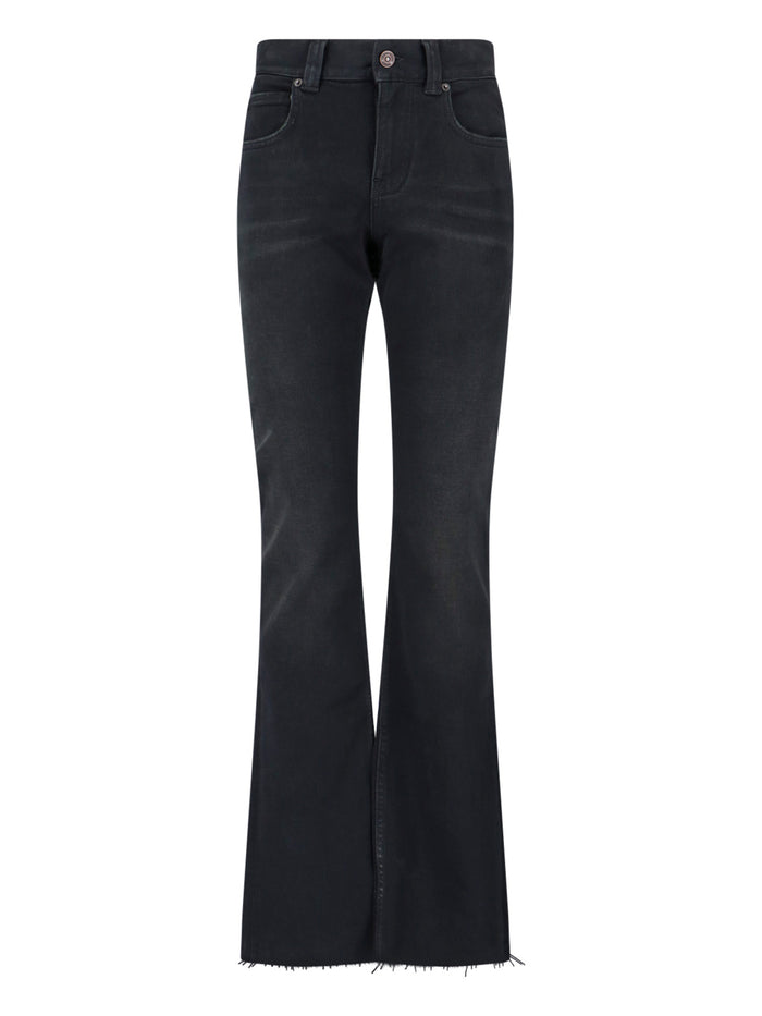 Balenciaga Jeans Black Cotton